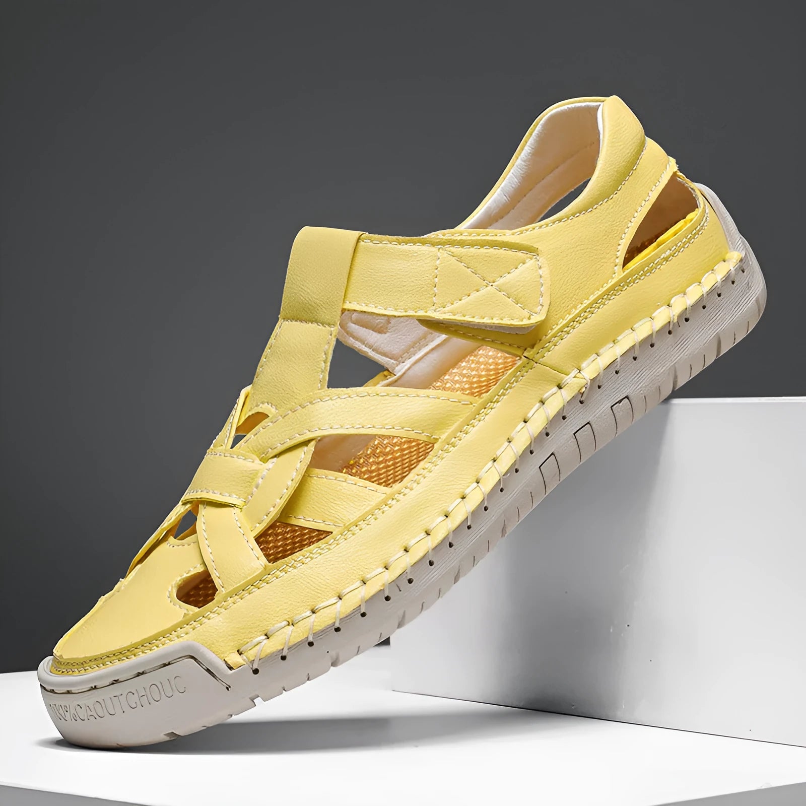 Women's casual lightweight shoes with Velcro fastening and soft rubber soles in multiple colour options