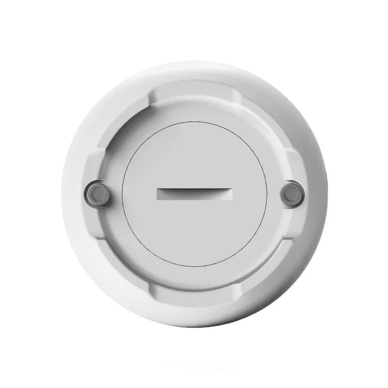 Compact wireless water leakage detection sensor with ZIGBEE3.0 connectivity for mobile phone alerts.