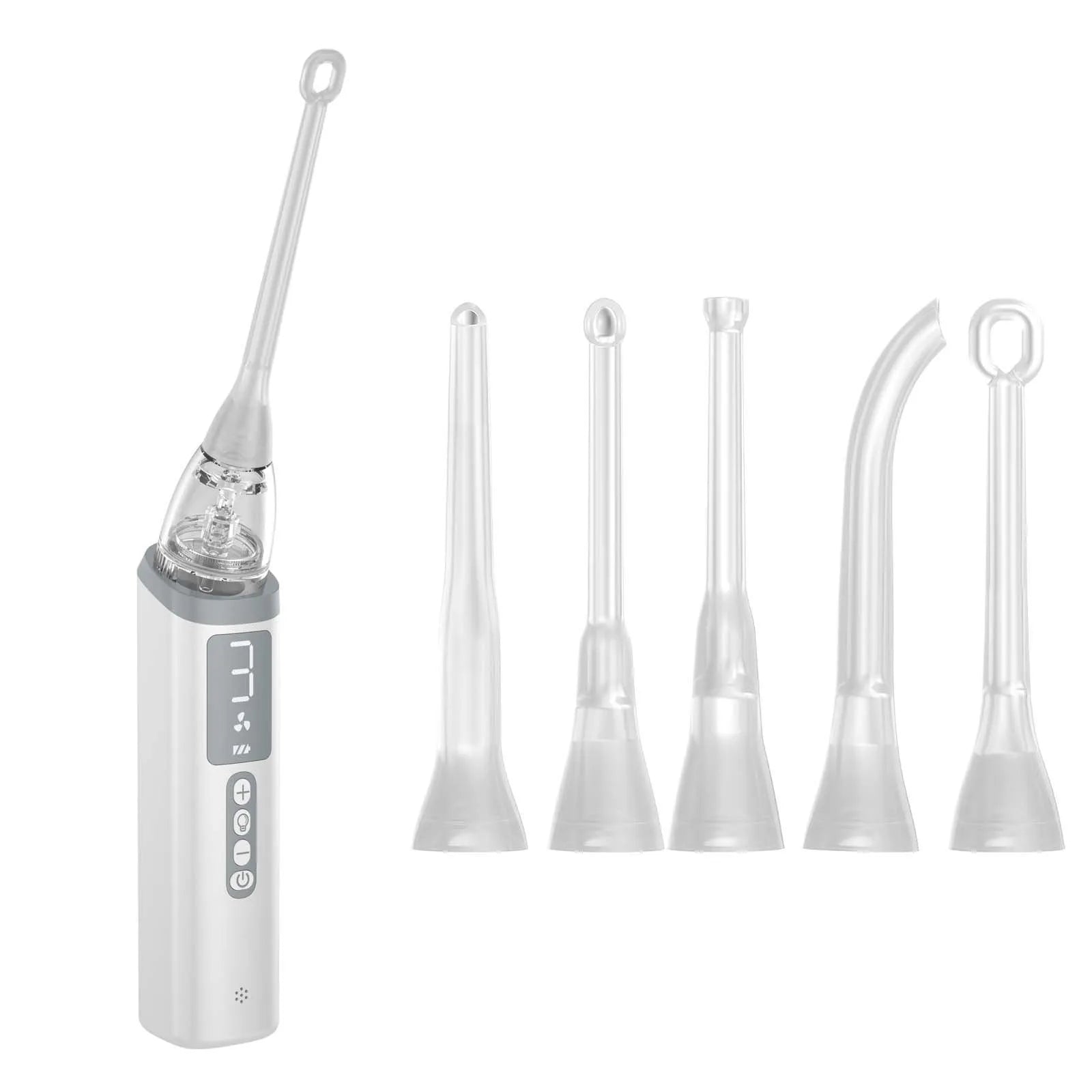 Tonsil stone removal kit with oral cleaning tools and extractor in milky white colour