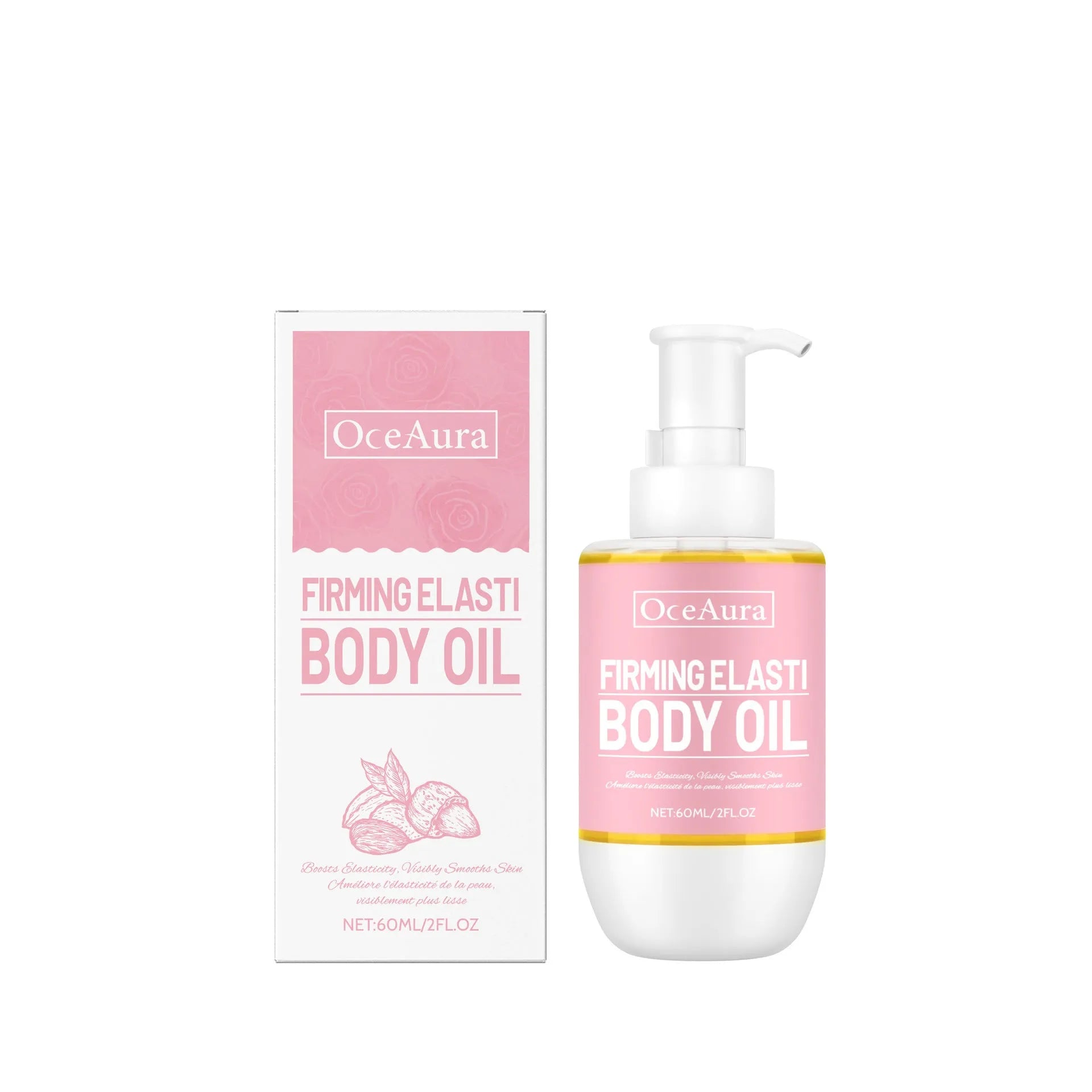 Moisturizing body oil 60ml bottle for universal skin types