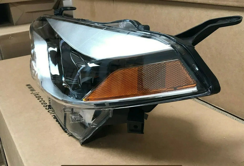 Halogen headlight assembly for 2014-2015 Toyota Corolla passenger side, polycarbonate lens