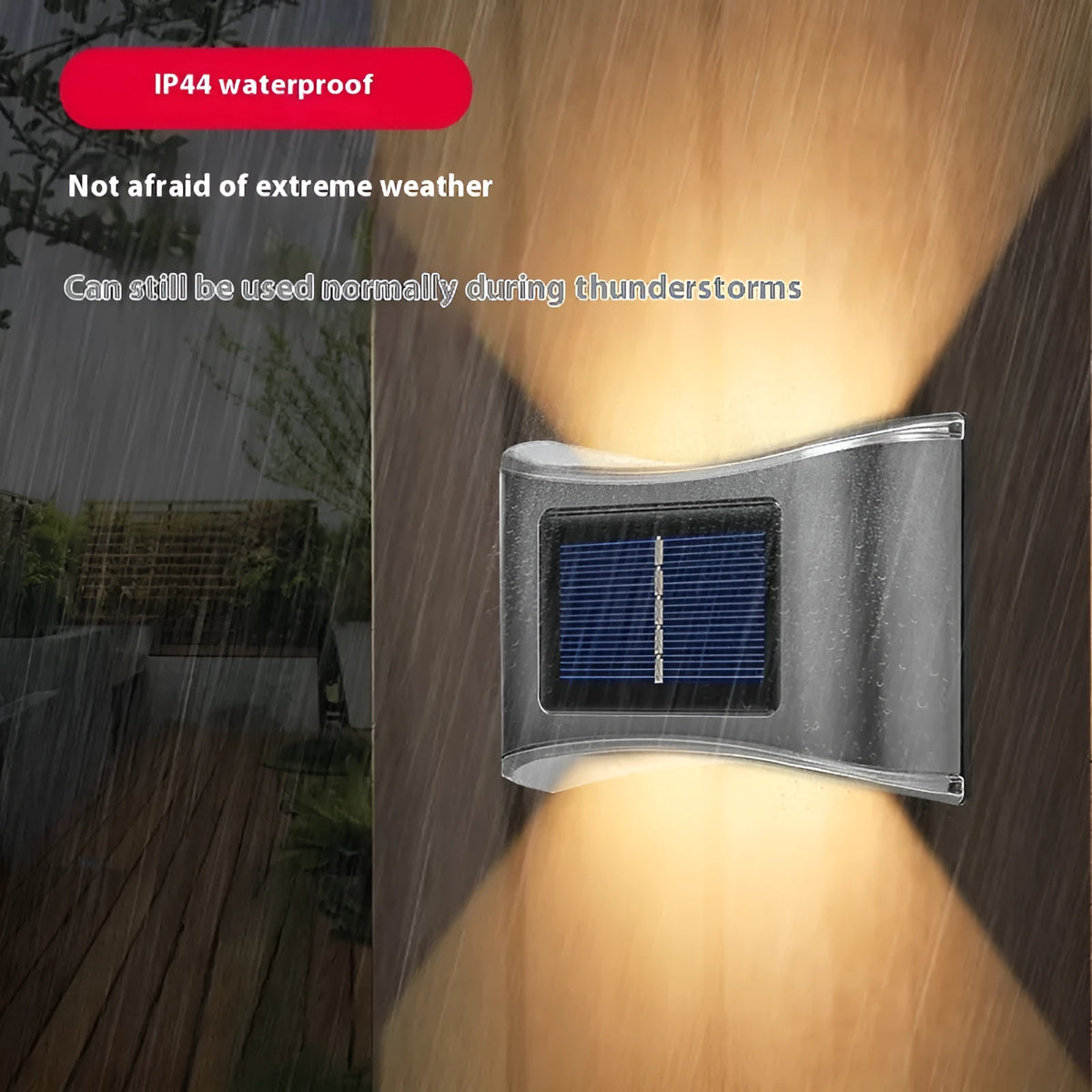 Stainless steel outdoor wall spotlight 5W IP65 for courtyard garden pathway