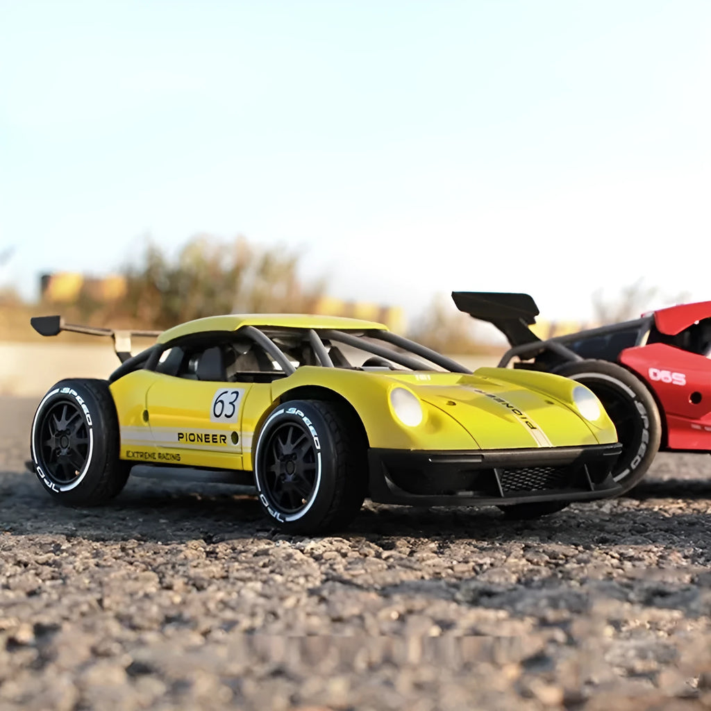 2.4G 4CH RC drifting car electric drift race car for kids with handle remote, available in multiple colours