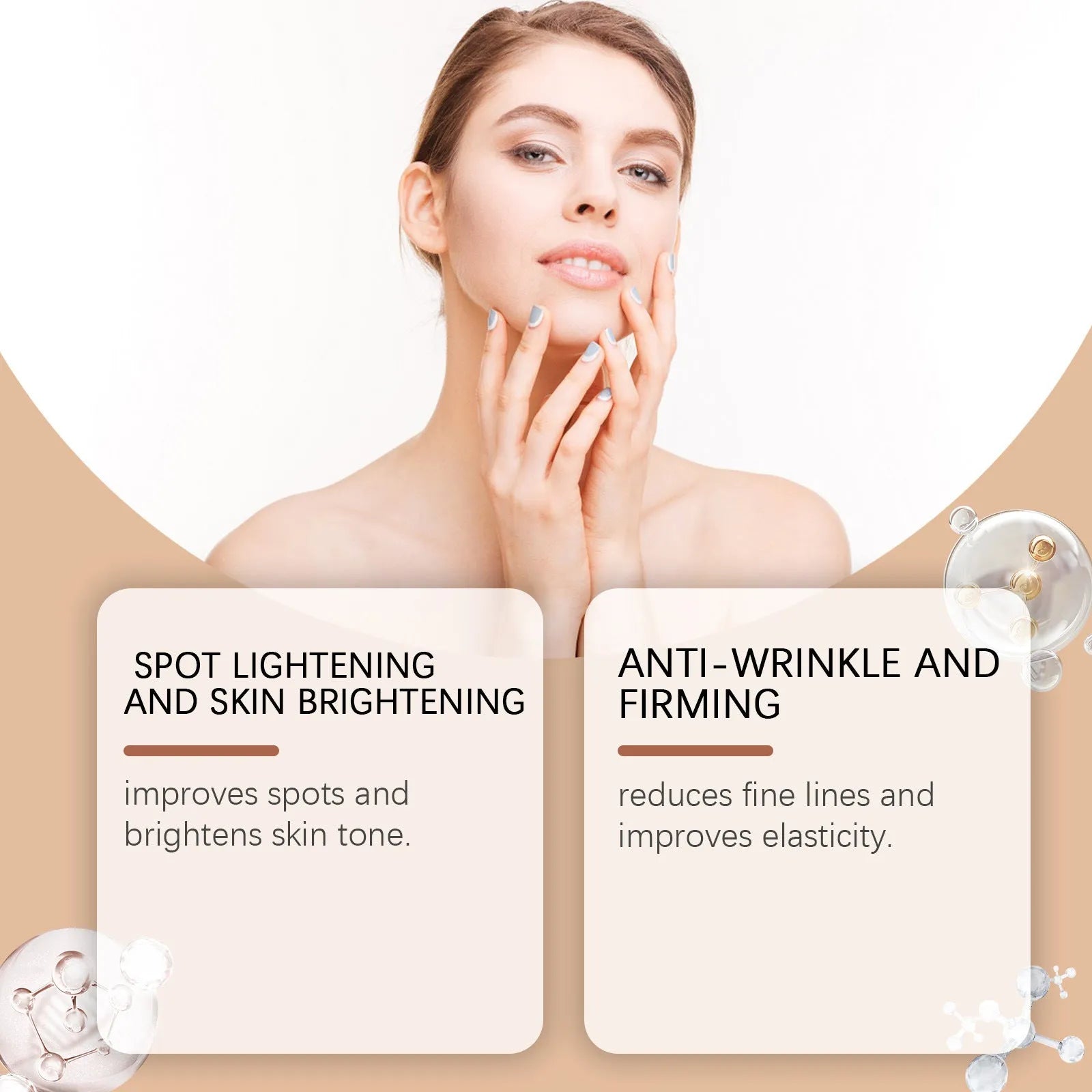30g facial mask with collagen and arbutin for wrinkle reduction and skin brightening