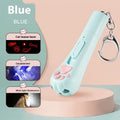 Interactive cat teaser toy in pink, cream white, or sky blue colour for self-play.