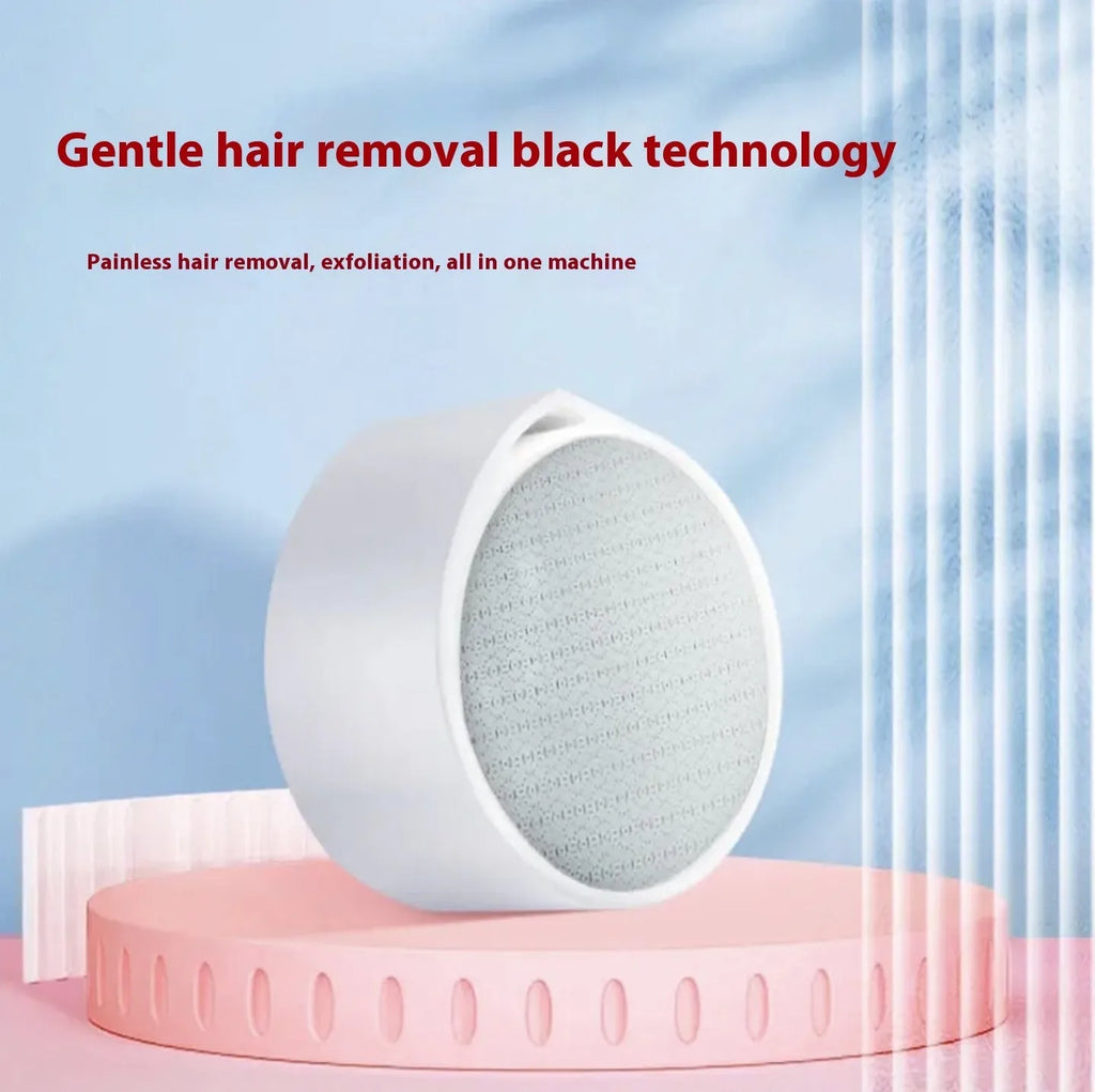 A 2-in-1 nano glass epilator and foot grinder device in a 2in1 style colour.