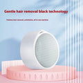 A 2-in-1 nano glass epilator and foot grinder device in a 2in1 style colour.