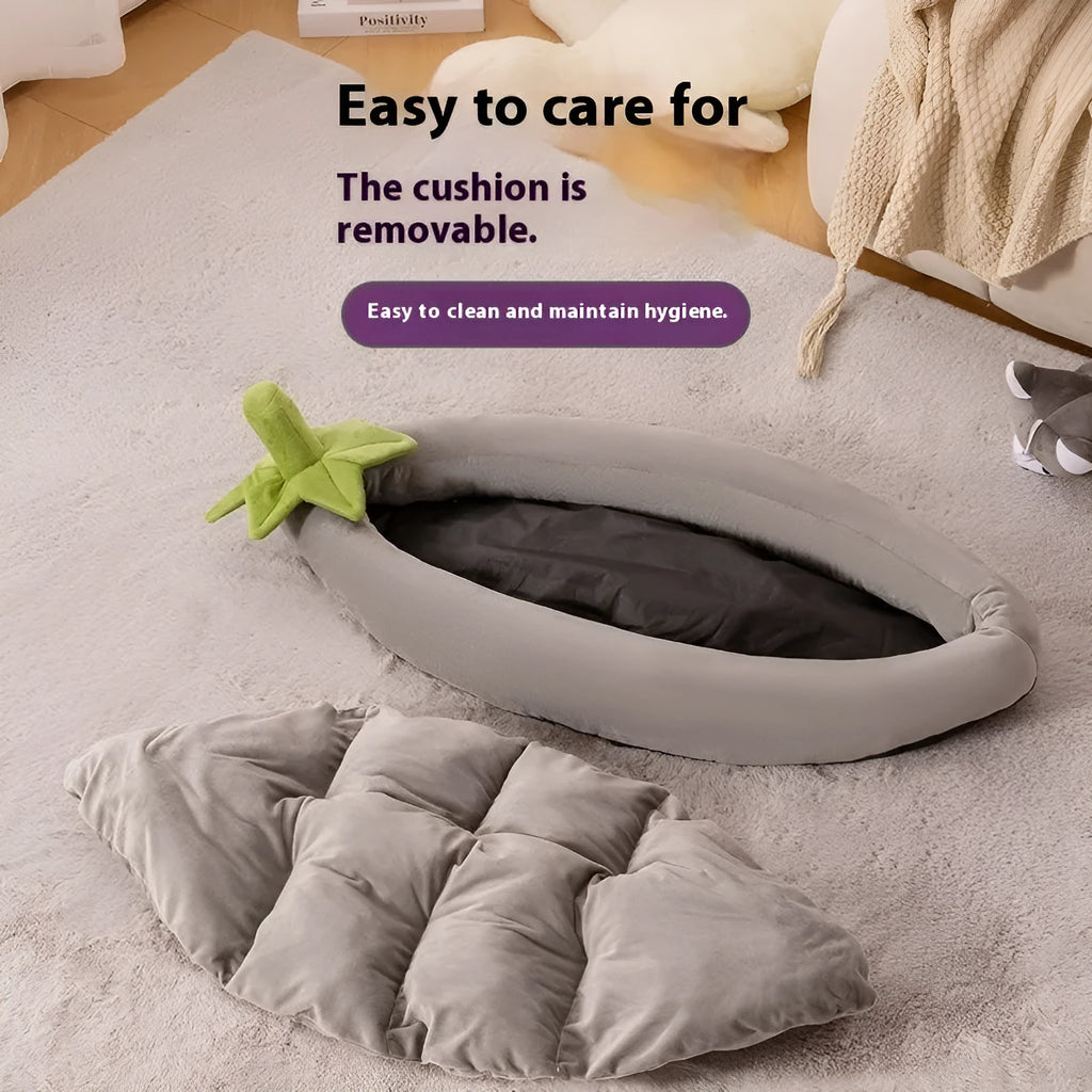 Removable cover washable dog mat in brown, shown in a large size for dogs up to 29kg.