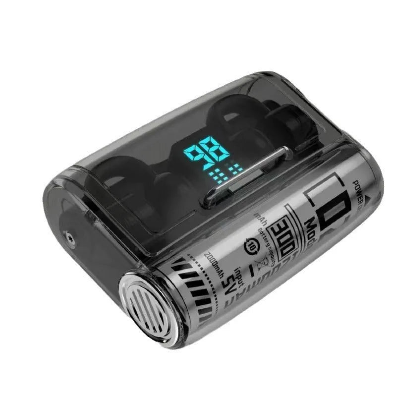 G3 wireless Bluetooth headset transparent cabin noise reduction clip-on e-sports headphones black