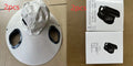 Men's grey solar fan cap with large shading eave and integrated cooling fan on brim.