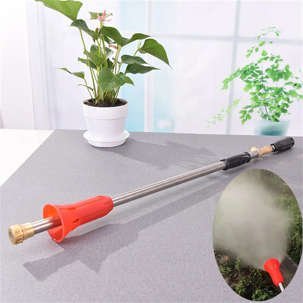 Submachine gun type adjustable high-pressure agricultural spray gun for pesticide application