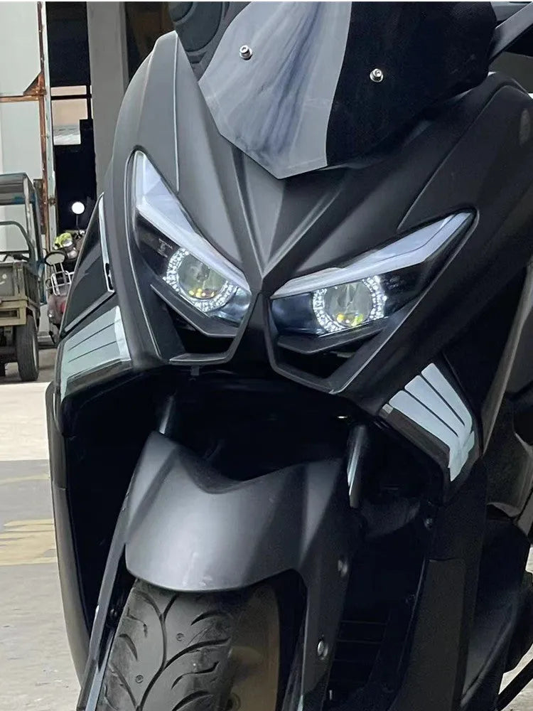 Yellow LED cornering lamp pair for Tianying ts150 motorcycle models from 2020 to 2022.