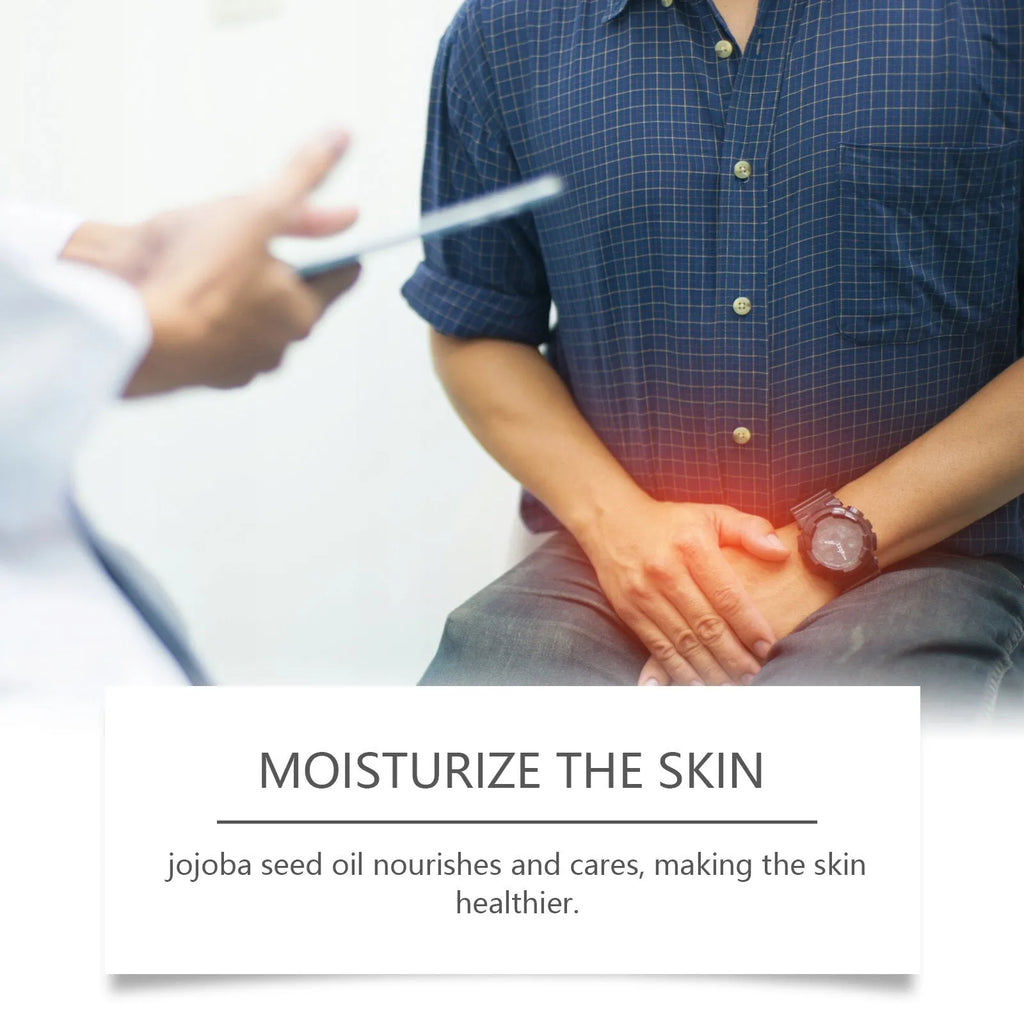 Men's Health Cream 100g tube with mint and ginseng extract for moisturising skin care