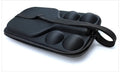 Black EVA shoulder bag for pickleball, showing dual straps and size for racket and ball storage.