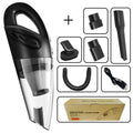 Black 120W wireless dry and wet handheld vacuum cleaner with 3500 mbar suction for car and home use