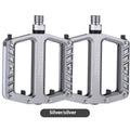 Aluminium bicycle pedals with integrated LED lighting in five colour options