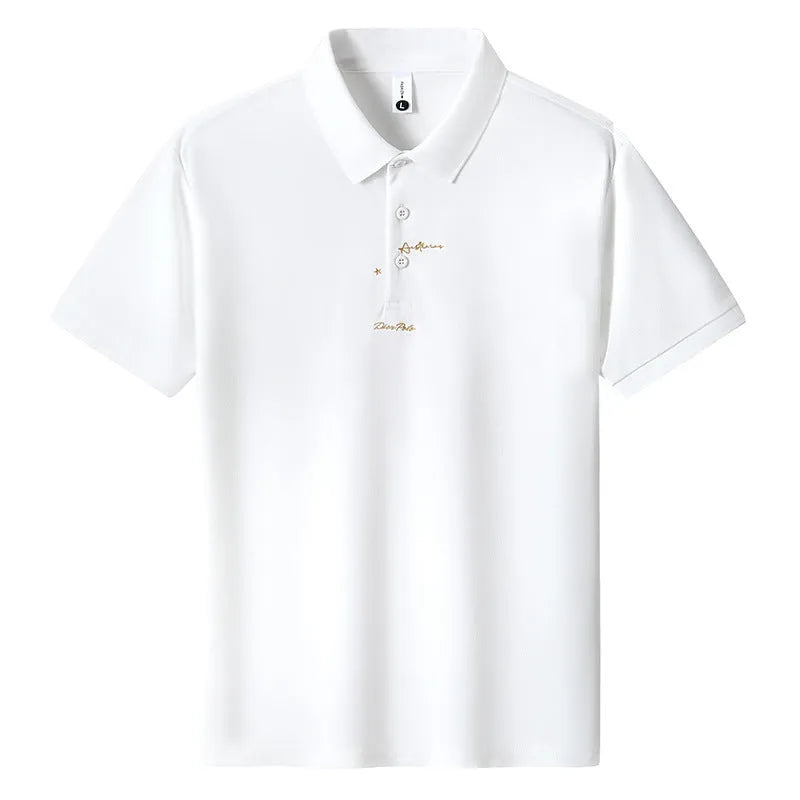 Men's loose fit casual cotton t-shirt in multiple colours on a size chart.