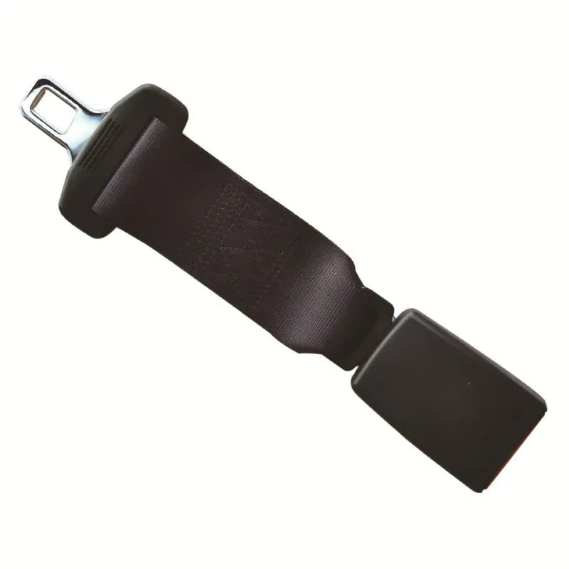 Car seat belt extender for GM vehicles ABS polyester 23cm length black fully enclosed style