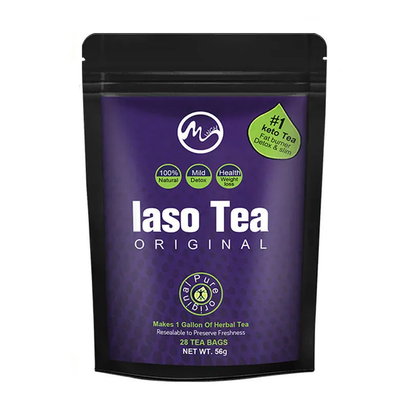 A single bag of sugar-free instant slimming tea featuring cold soaking technology.