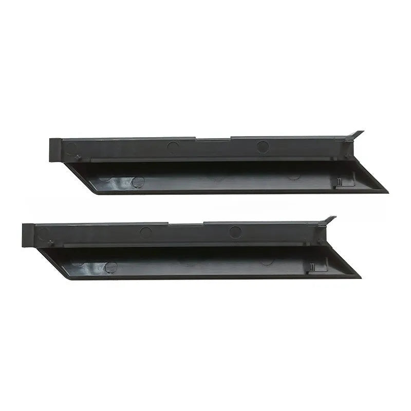 PS4 Pro service parts bundle showing black hard disk bottom cover and warehouse door baffle block strip