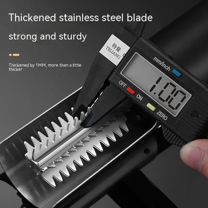 Electric razor fish scaler machine handheld cordless 125W waterproof in white