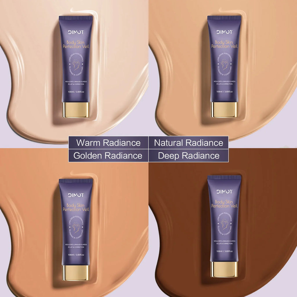 108ml jar of waterproof body concealer cream with applicator brush for covering tattoos and birthmarks.