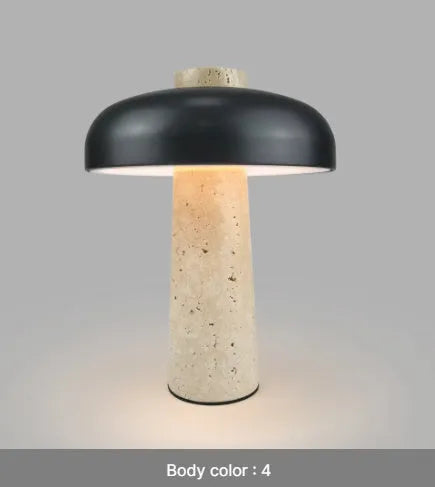 Alloy desk lamp with dimmable LED light and USB Type-C charging port