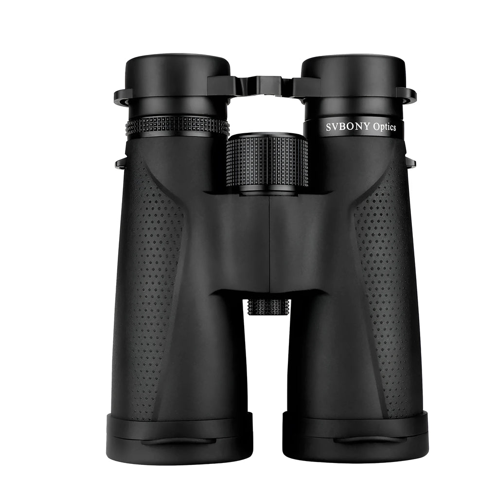 Creative simple portable plastic civilian binoculars SV202 10x50 black with ED lens and BaK-4 prism