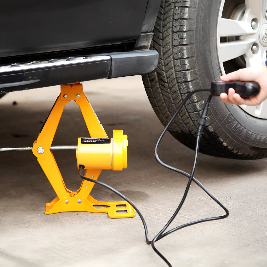 TY002 vehicle-mounted electric hydraulic jack kit with 2-tonne capacity