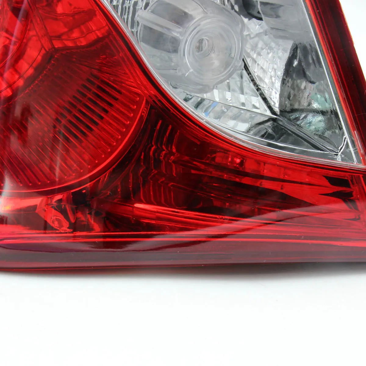 Hyundai Sonata outer tail light half assembly with red LED lights and ABS plastic housing.