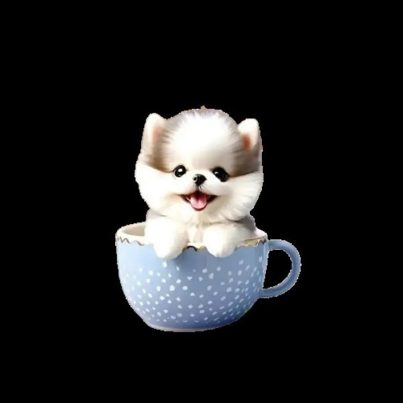 Creative cartoon acrylic flat phone holder with transparent support in milk tea cat design on a desk