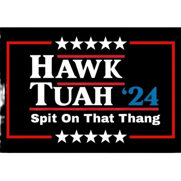 Spoof car funny election stickers black and white coated paper 20x13cm geometry modern style