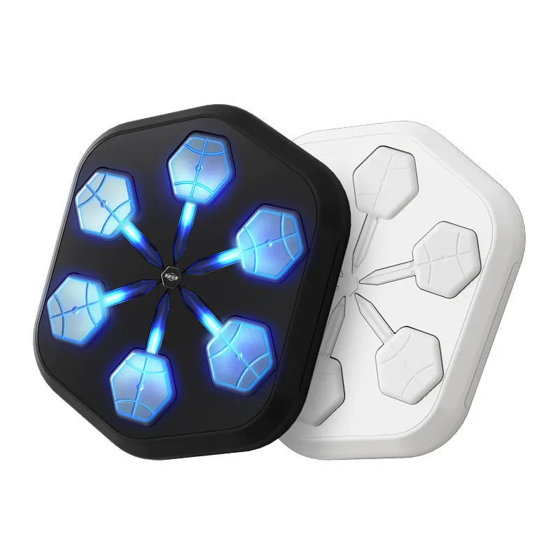 Smart Bluetooth Music Boxing Machine V3 wall target in white with PU striking surface