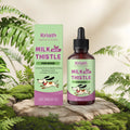 60ml bottle of dog milk thistle and turmeric extract liquid nutrient solution.