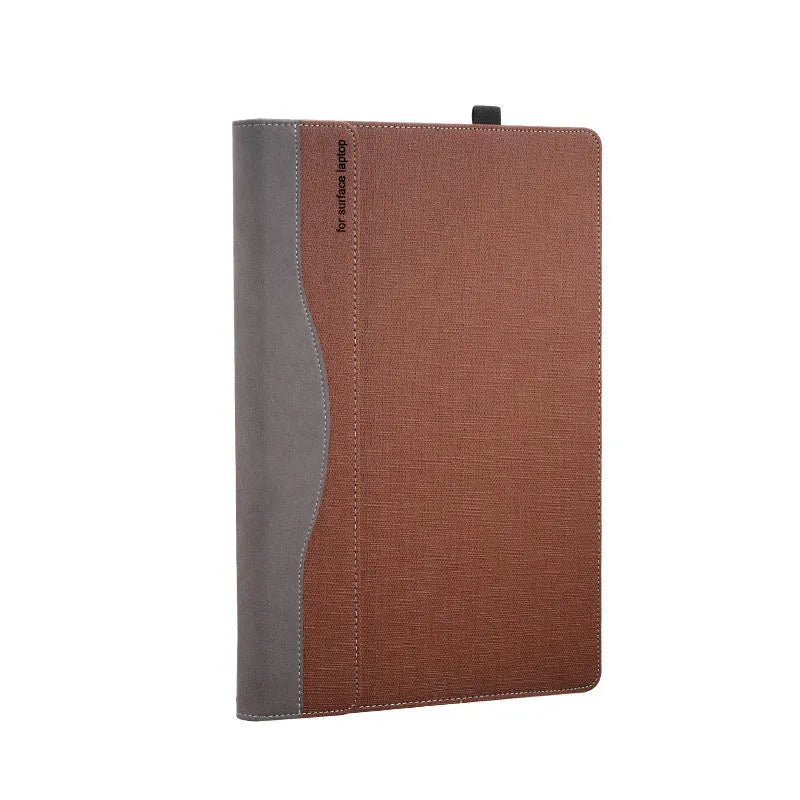 3 Generation imitation leather laptop bag in Business Brown for 13.5-inch devices, 23x31.5x2.3cm