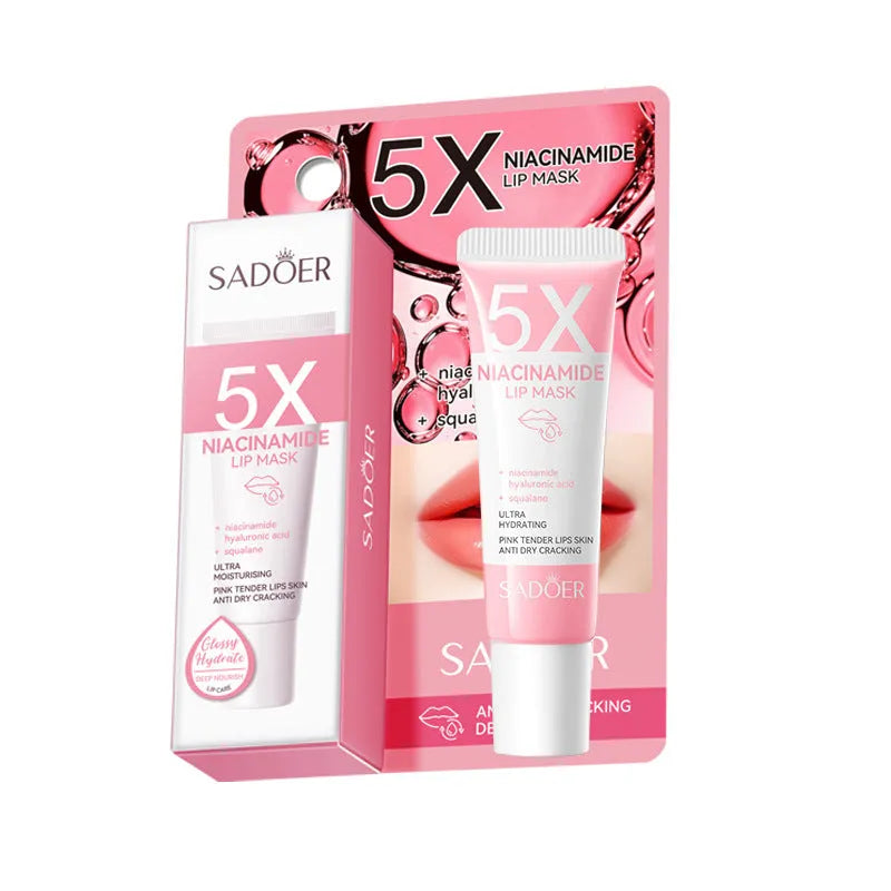 Ceramide nicotinamide lip moisturising mask with vitamin C in 10g packaging