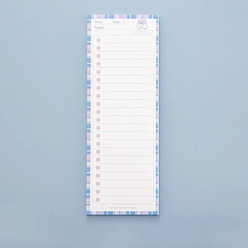 Creative Ins Wind note book showing Purple Bear design with 50 sheets of 80G paper in 91x256mm size