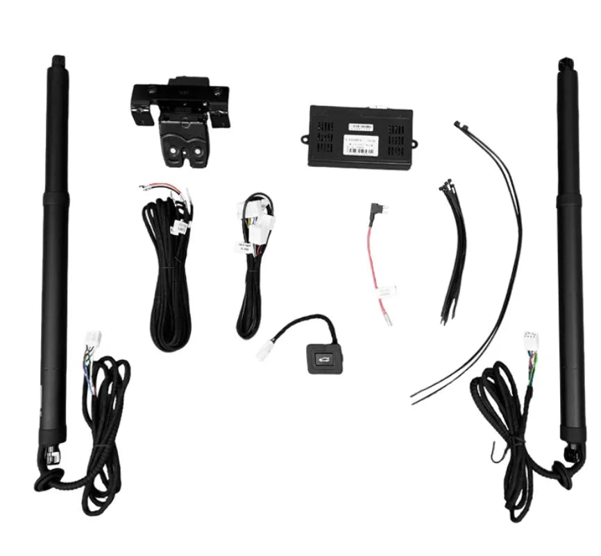 Electric tailgate modification kit with one-foot kick sensor and 4 kg trunk accessories