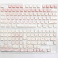 Full set PBT sublimation keycaps for mechanical keyboard replacement with over 98 keys