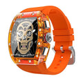 YD5 smart watch with multi-function touch screen display, showing heart rate monitoring, in black colour option
