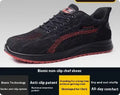 Men's anti slip waterproof oil proof kitchen shoes with mesh fabric upper and lace up closure