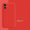 Liquid silicone phone case for iPhone 15 in black with fine-hole cutouts and anti-fingerprint surface