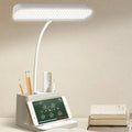 USB desk lamp with 26 LED beads, five-speed dimming, Type-C charging, modern simplicity plastic shade