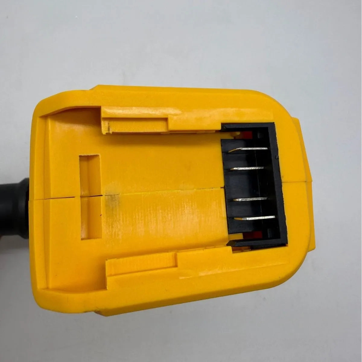 Lithium battery powered handheld air duster and snow blower with bare metal head