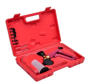 Aluminium manual vacuum air blow gun tool for automotive repair cleaning