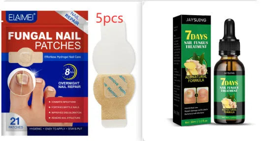 30ml ginger nail care lotion bottle on white background, with nail stickers and Set colour packaging