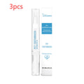 Pet toothbrush pen with soft silicone bristles and 3ml capacity tube for dog and cat dental care