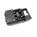Black ABS plastic navigation mounting bracket for BMW R1200GS and R1250GS motorcycles
