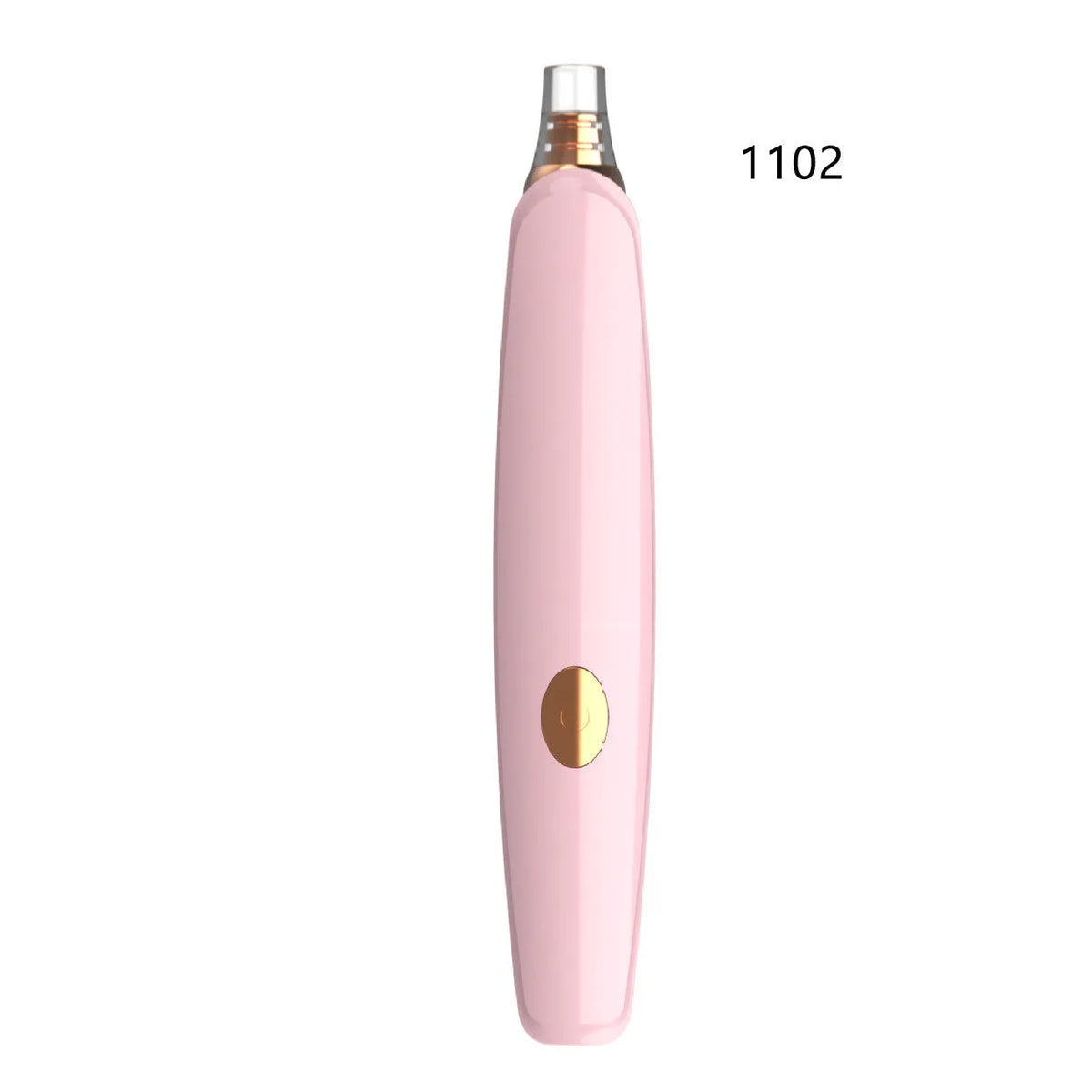 Electric blackhead remover with microcrystalline suction tip, USB rechargeable, available in green pink purple, 1101 model for women