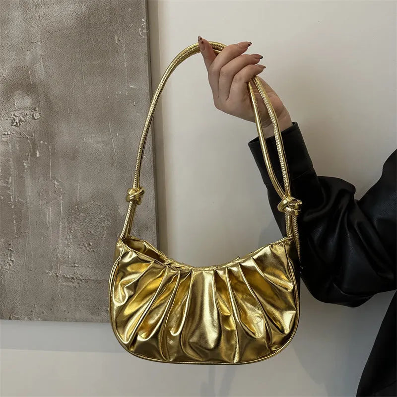 Korean style messenger bag in horizontal square shape with sandwich pocket compartments
